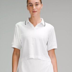 lululemon Swiftly Tech Short-Sleeve Polo Shirt Colour Tip size 14